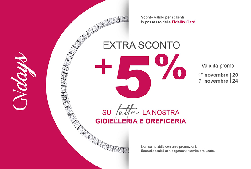 Scopri la nostra Super promo GVdays!